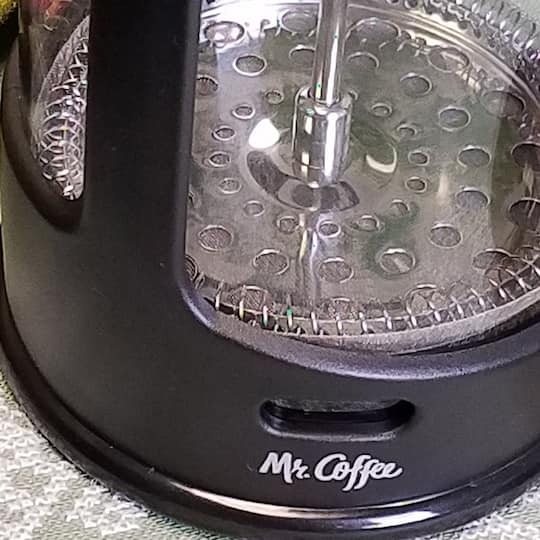 Mr. Coffee Brivio 28oz. Glass French Press Coffee Maker with Plastic Lid